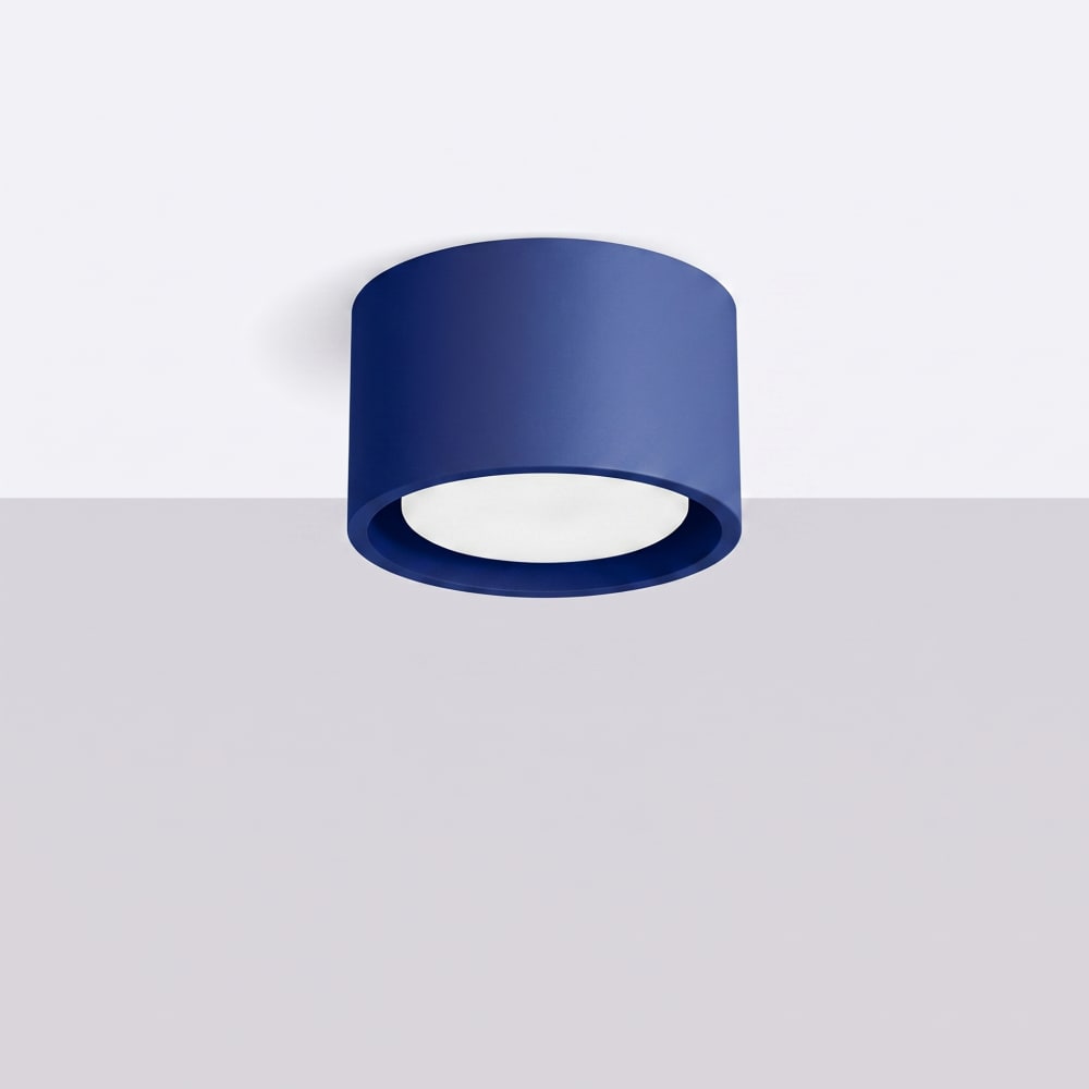 Plafonniers aluminium outremer h 6 cm — vue 3
