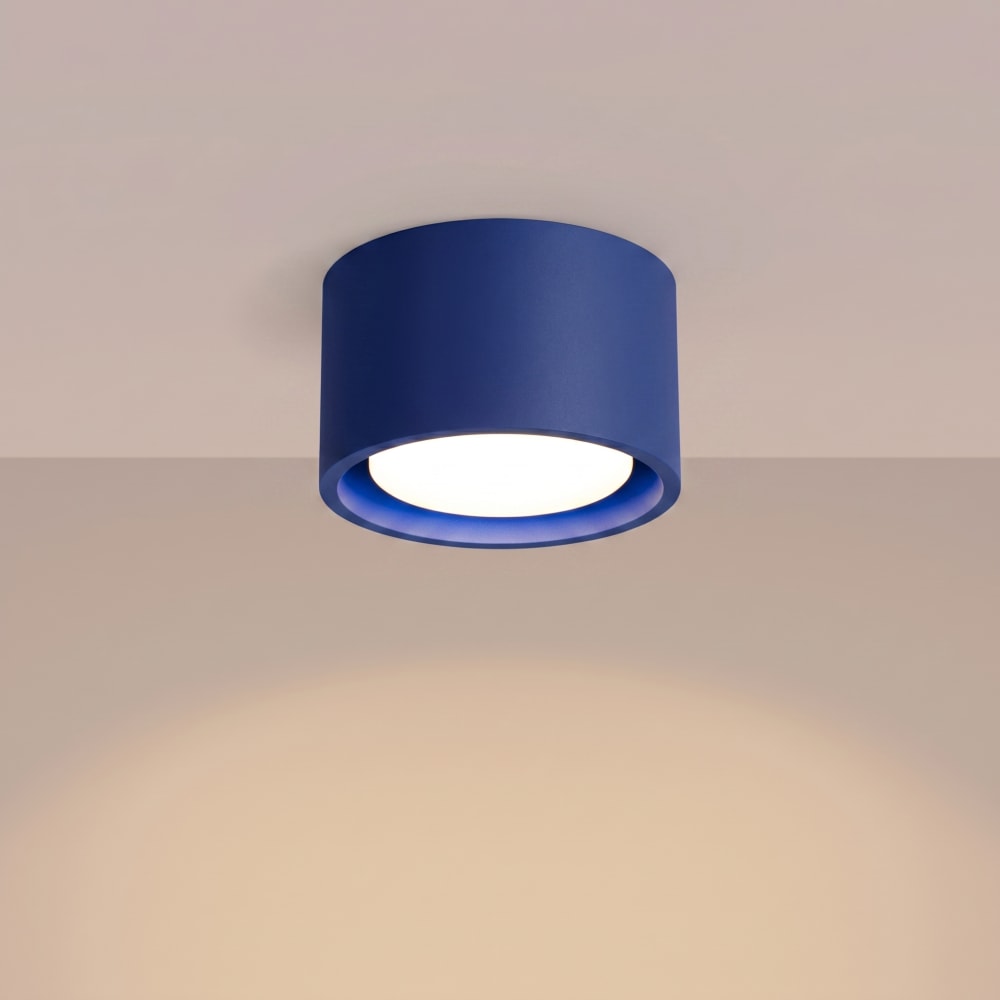 Plafonniers aluminium outremer h 6 cm — vue 4