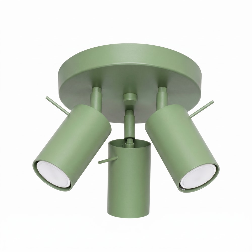 plafonniers acier sauge
