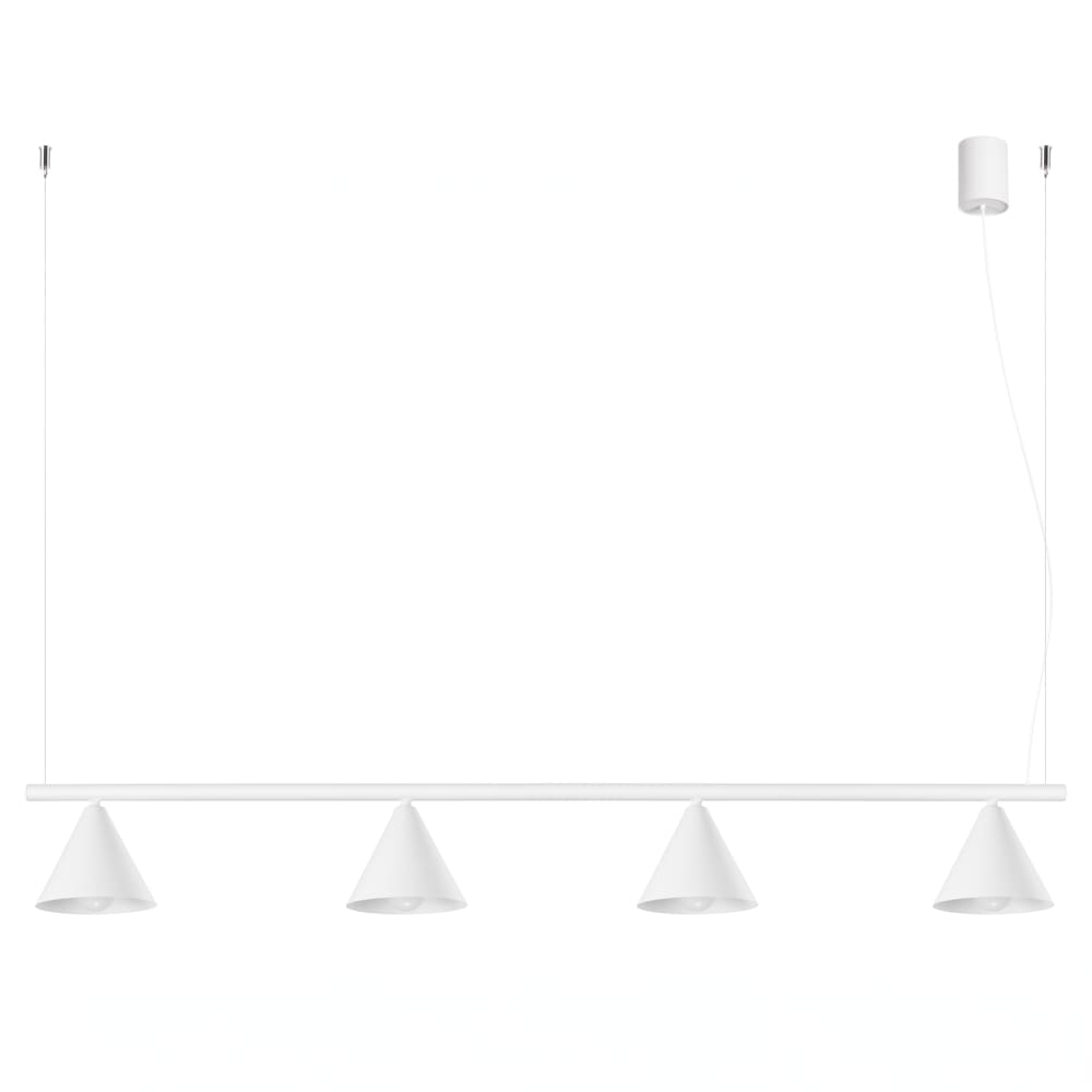 lustres acier blanc h