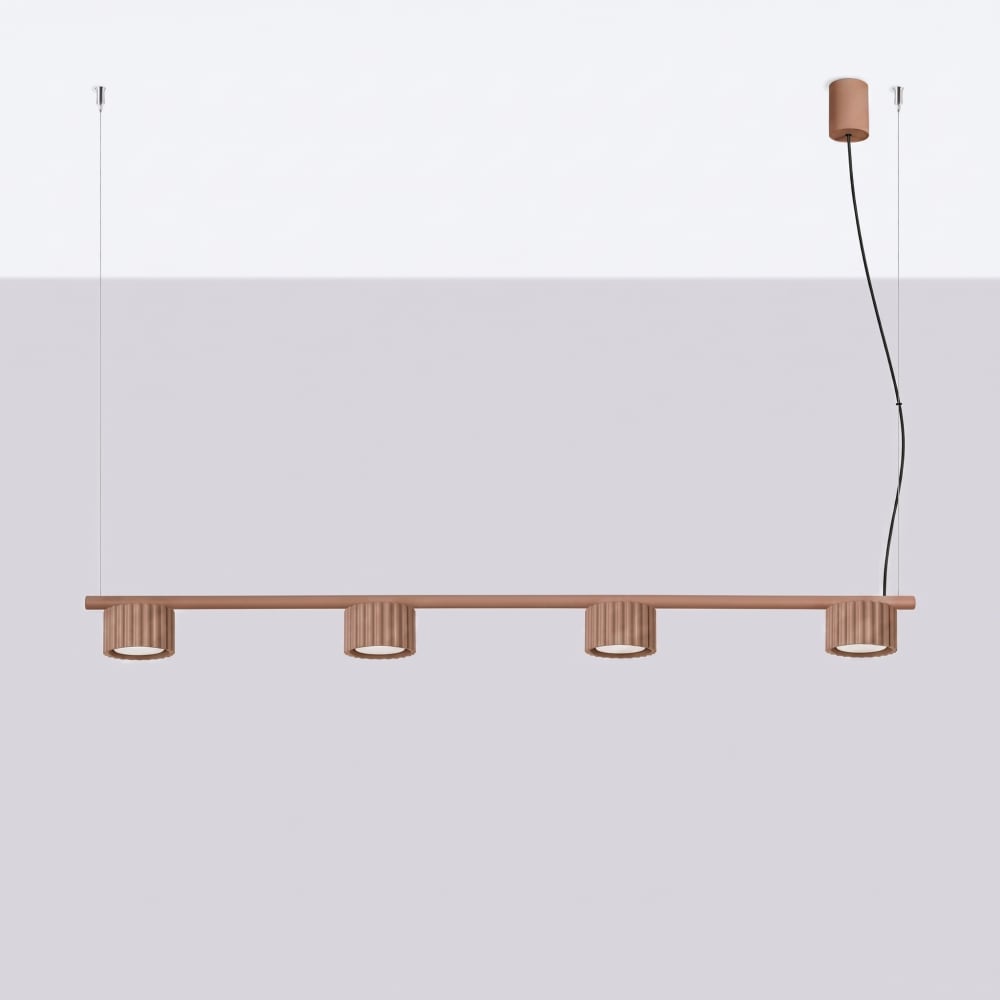 Kronleuchter aus Aluminium in mocca - Maisons Du Monde
