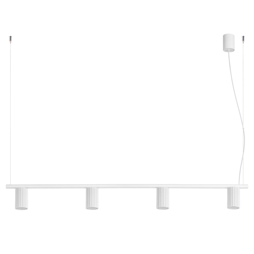 lustres aluminium blanc