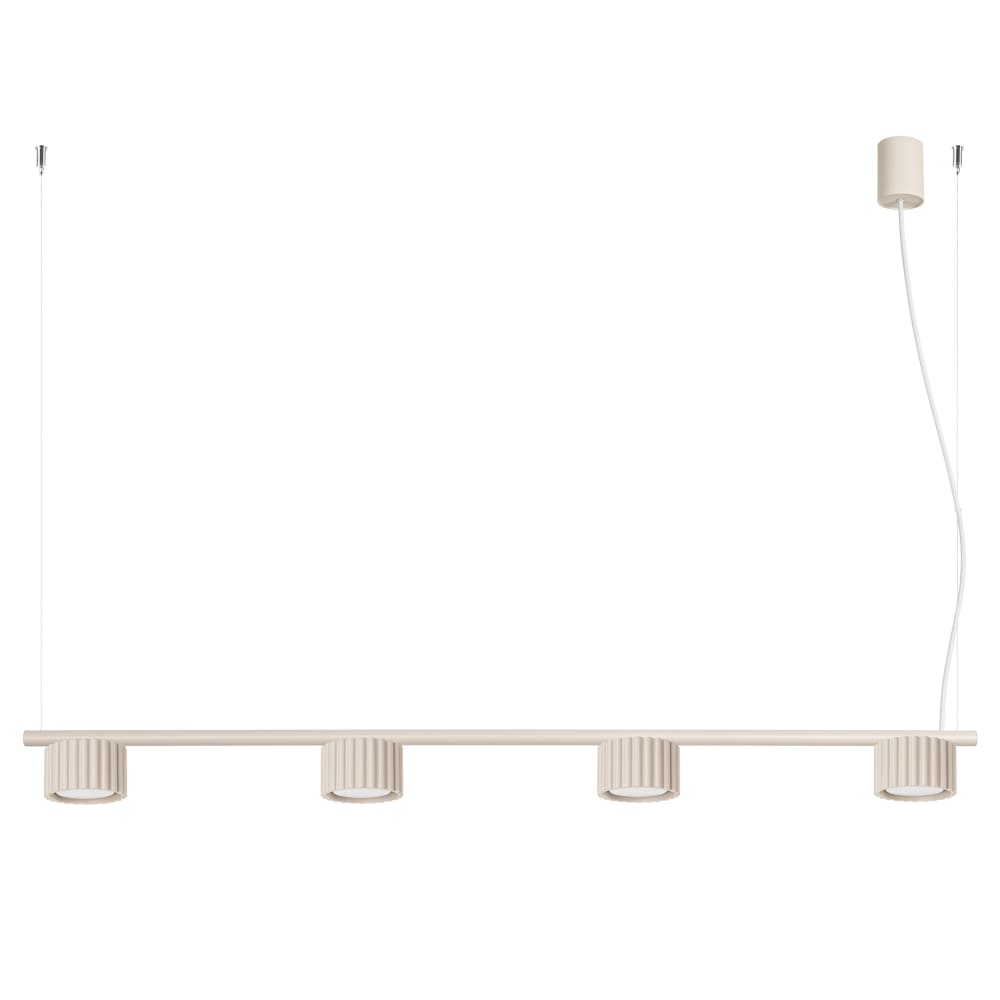 Lustres aluminium beige - 208