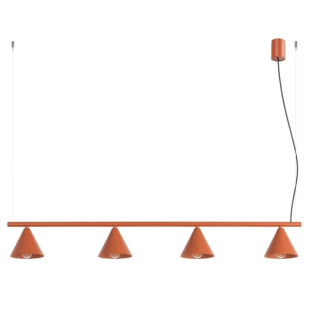 Sollux Lighting Kronleuchter aus Stahl in rotocker style modern - Edelstahl