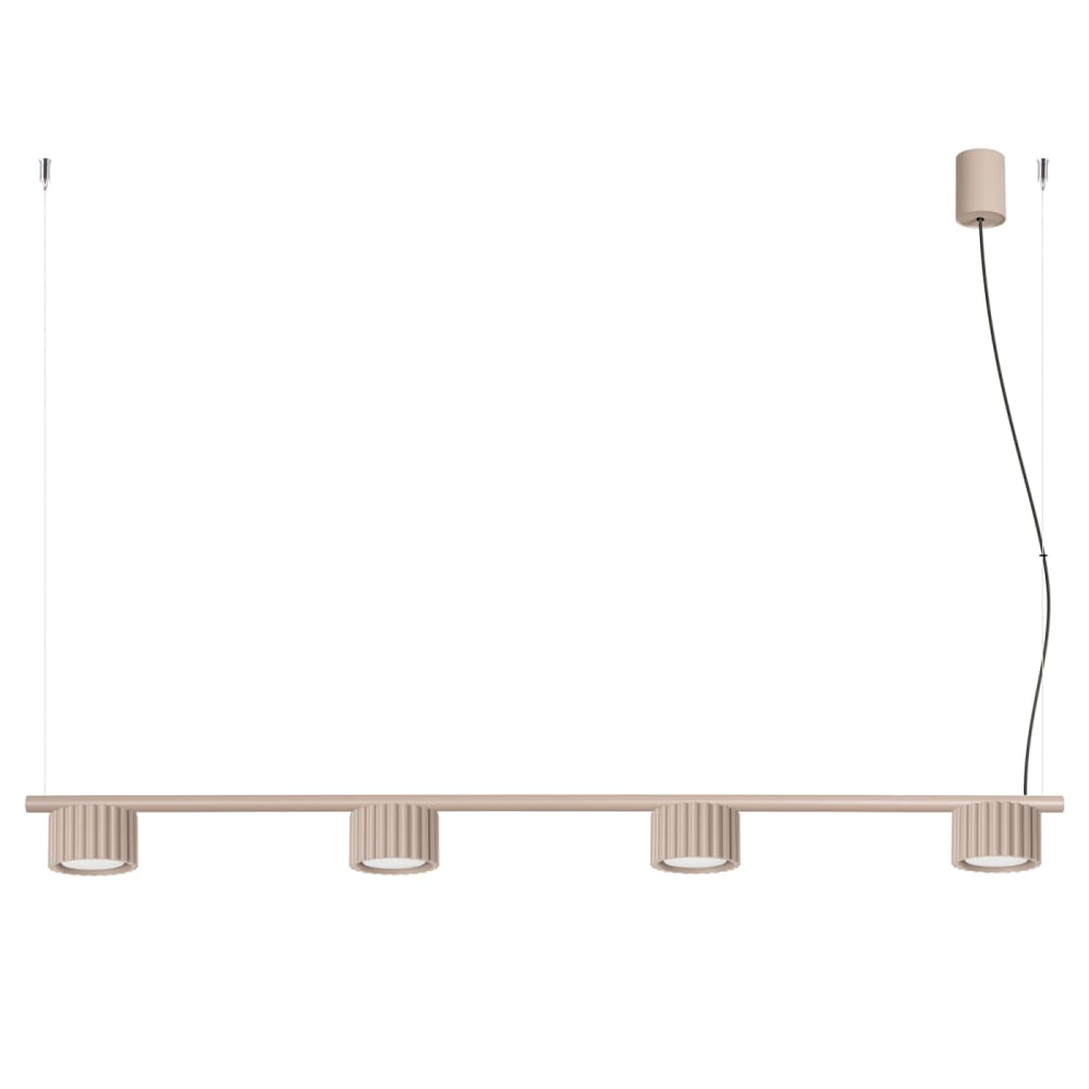 lustres aluminium taupe