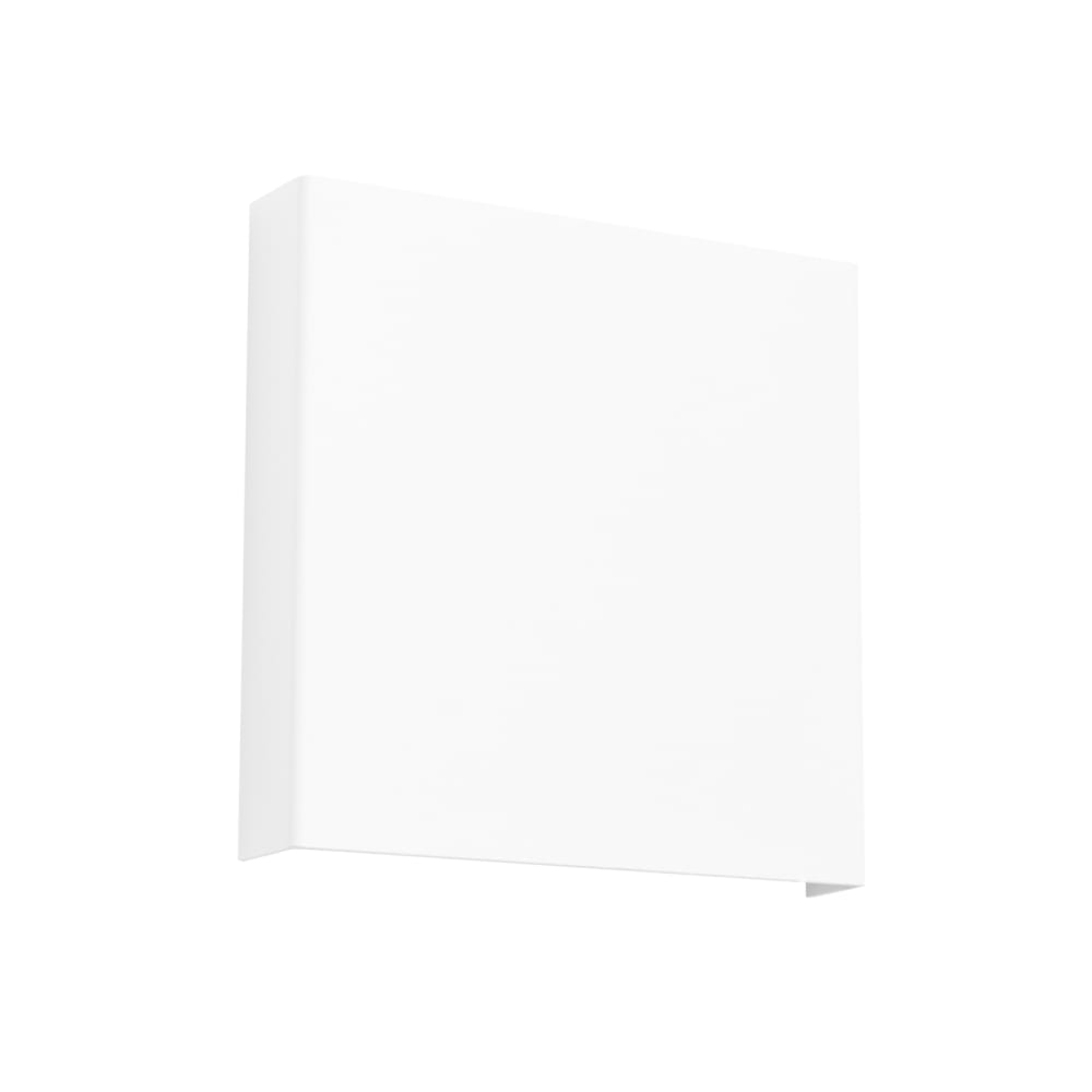 Applique acier blanc h 15 cm