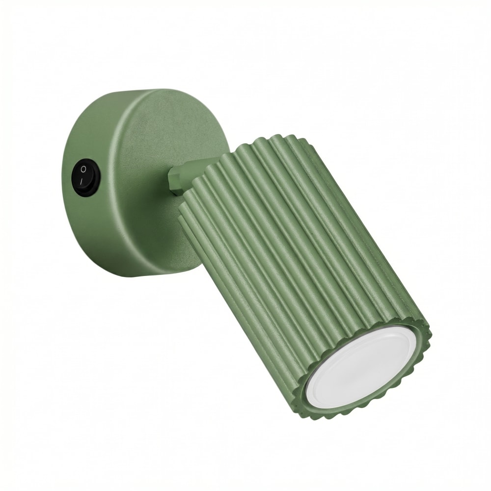 Applique aluminium sauge h 16 cm