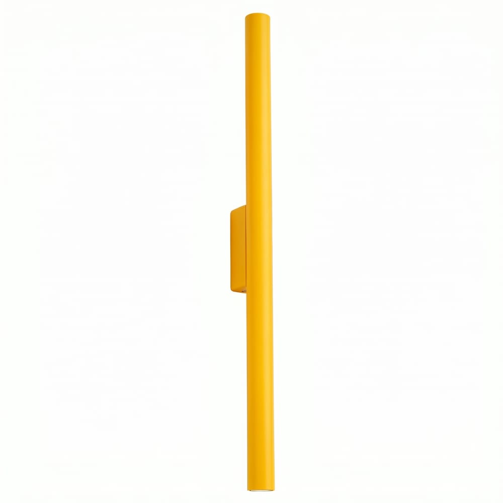Applique acier jaune h 50 cm