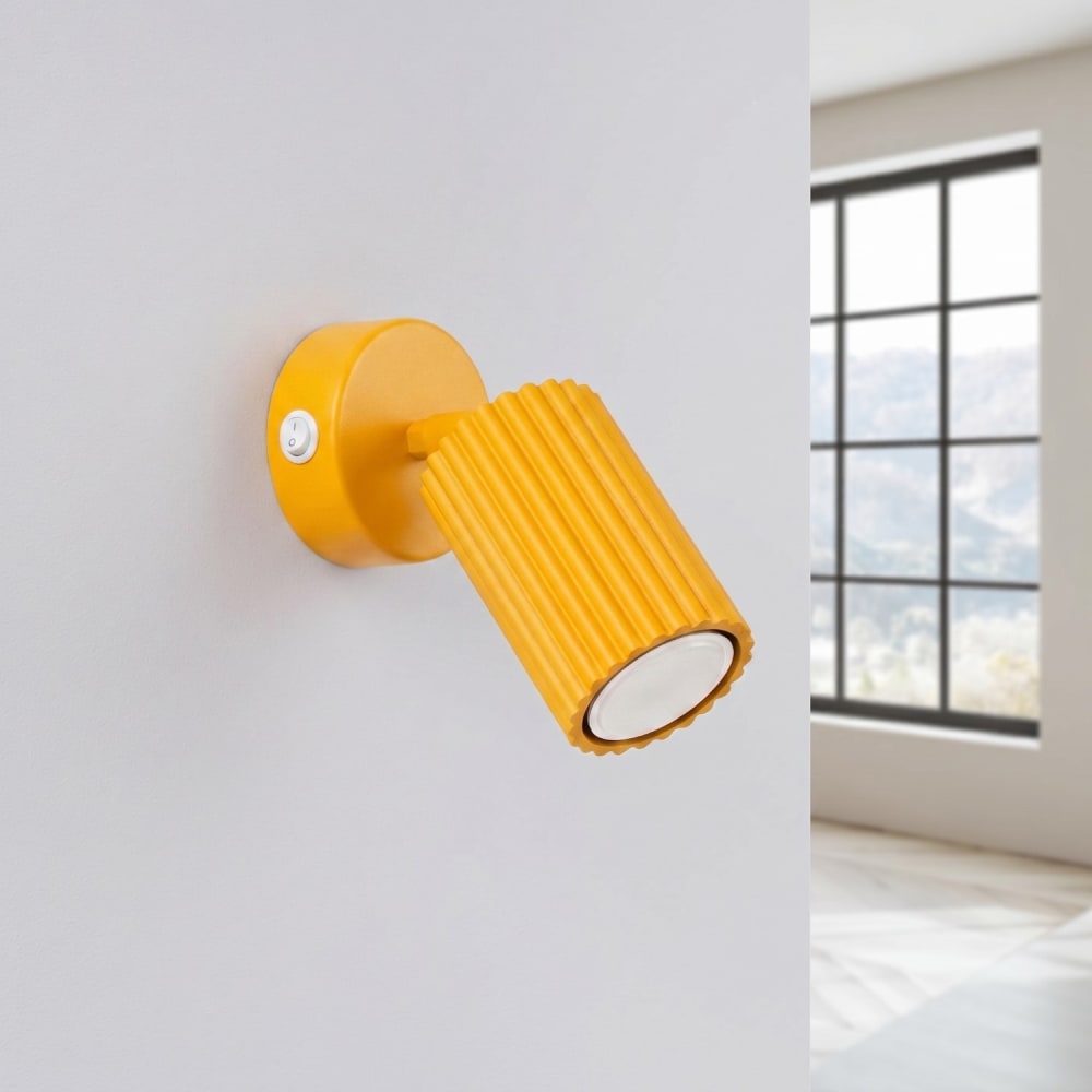 Wandleuchten aus Aluminium in gelb - Maisons Du Monde