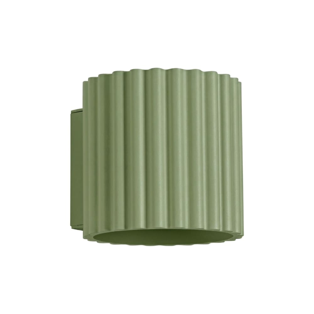 Sollux Lighting Wandleuchten aus Aluminium in Salbei style modern Grün Aluminium