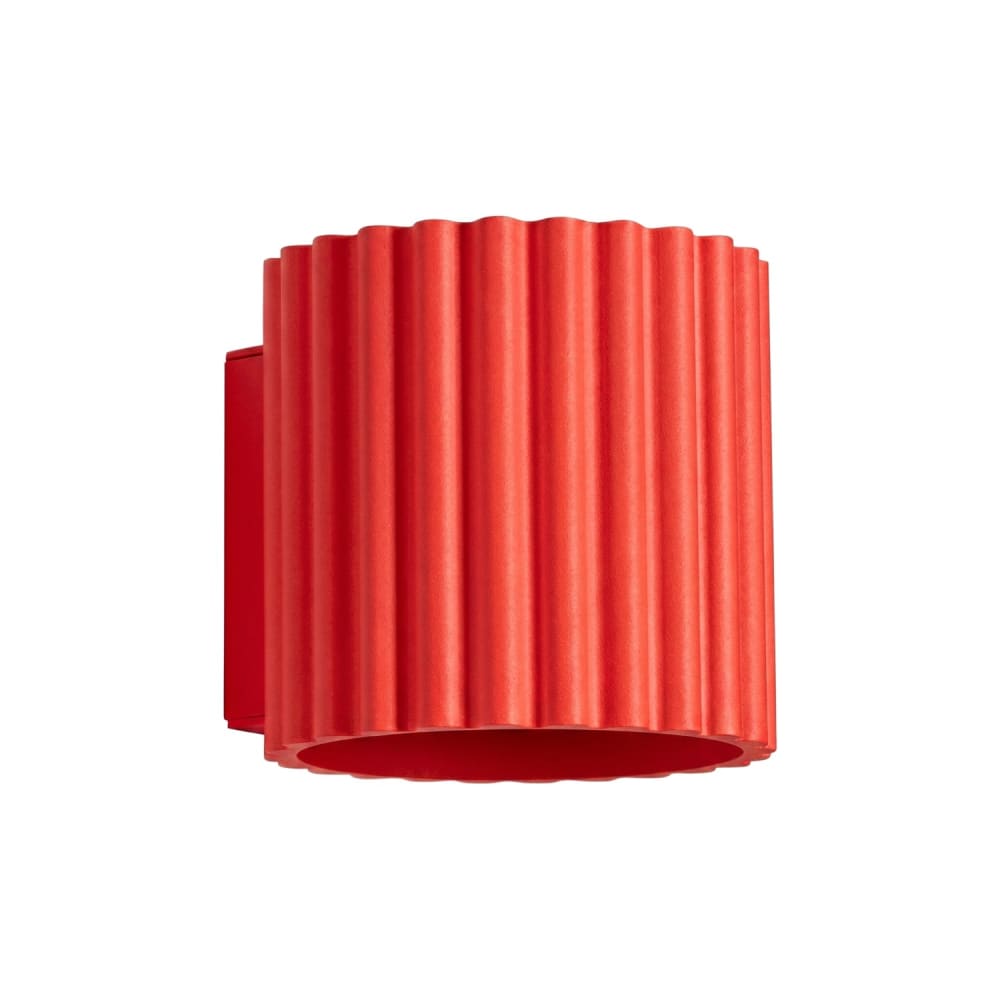 Sollux Lighting Wandleuchten aus Aluminium in rot style modern - Aluminium