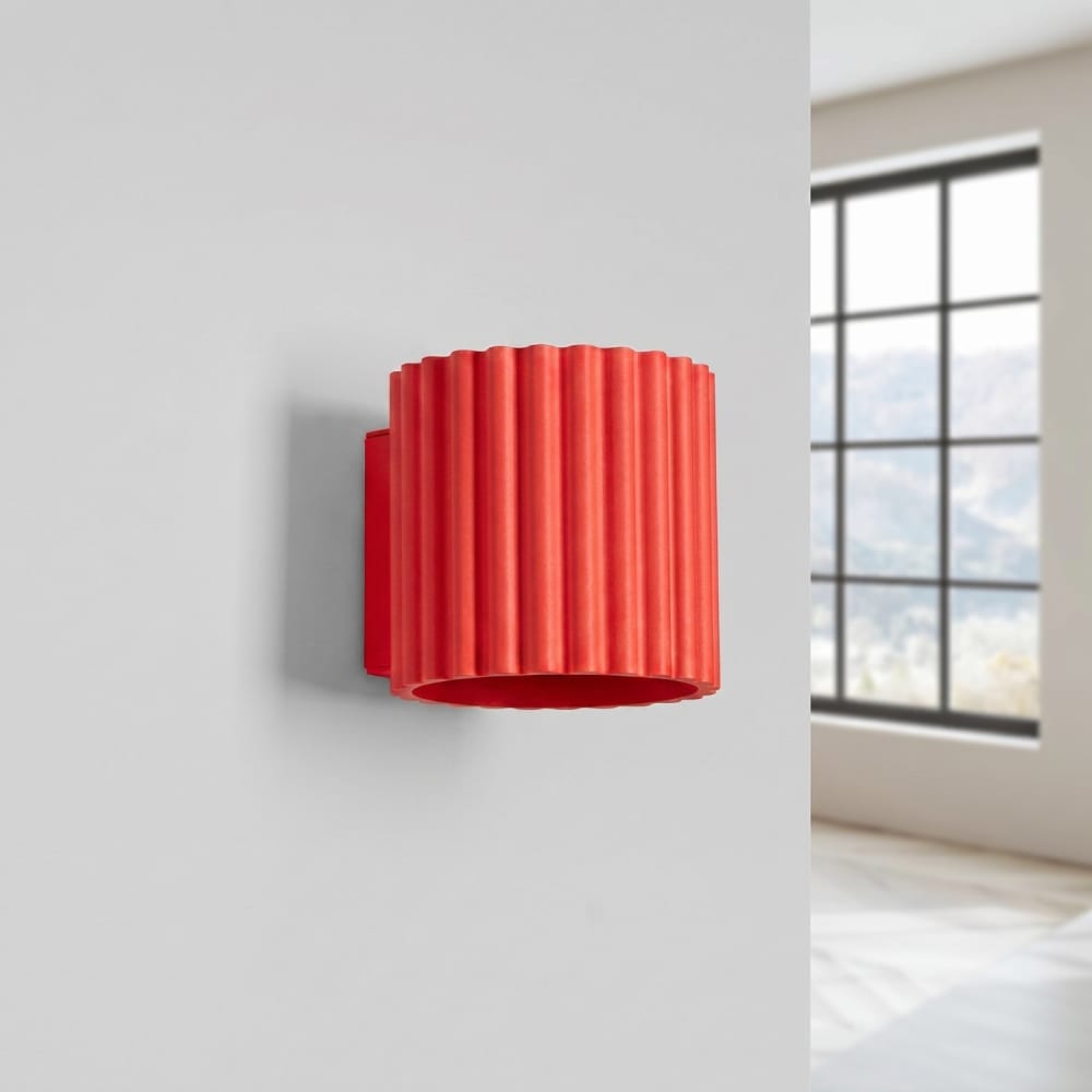 Wandleuchten aus Aluminium in rot - Maisons Du Monde