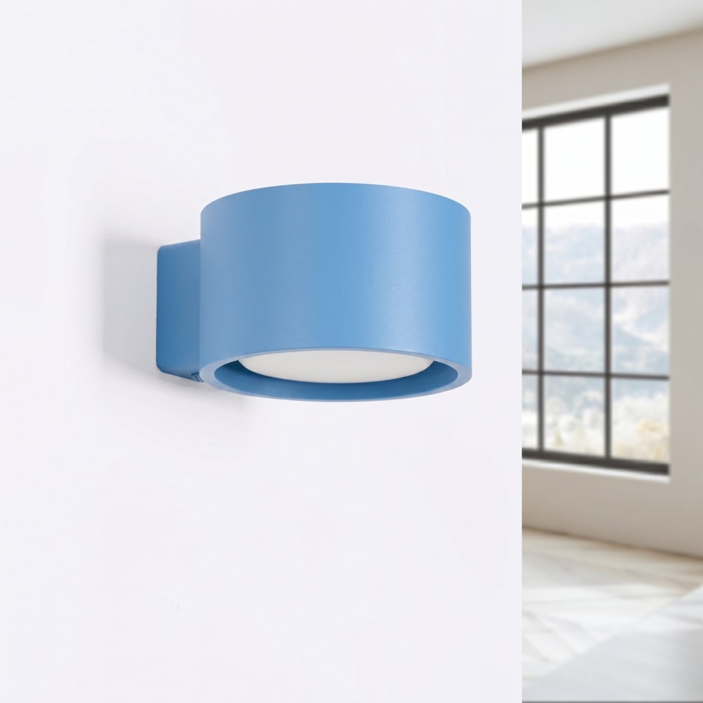 Wandleuchten aus Aluminium in hellblau - Maisons Du Monde