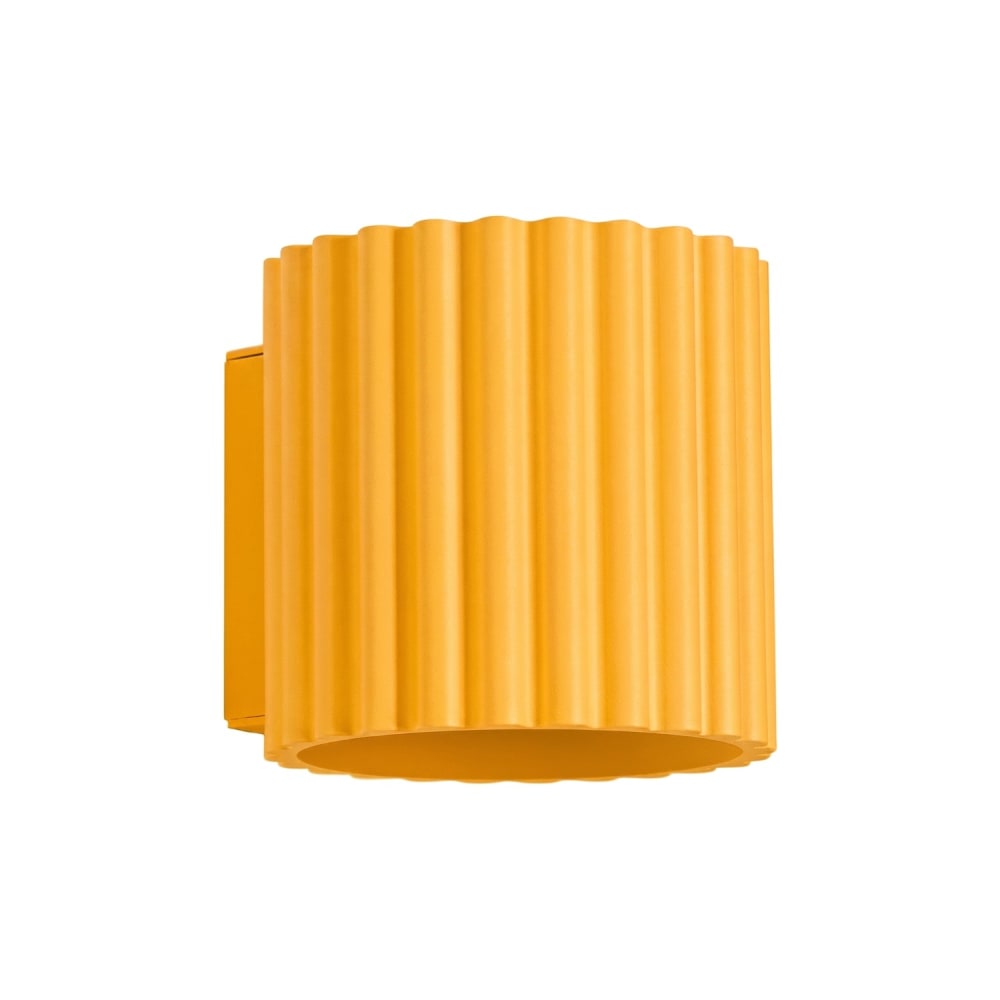 Sollux Lighting Wandleuchten aus Aluminium in gelb style modern - Aluminium