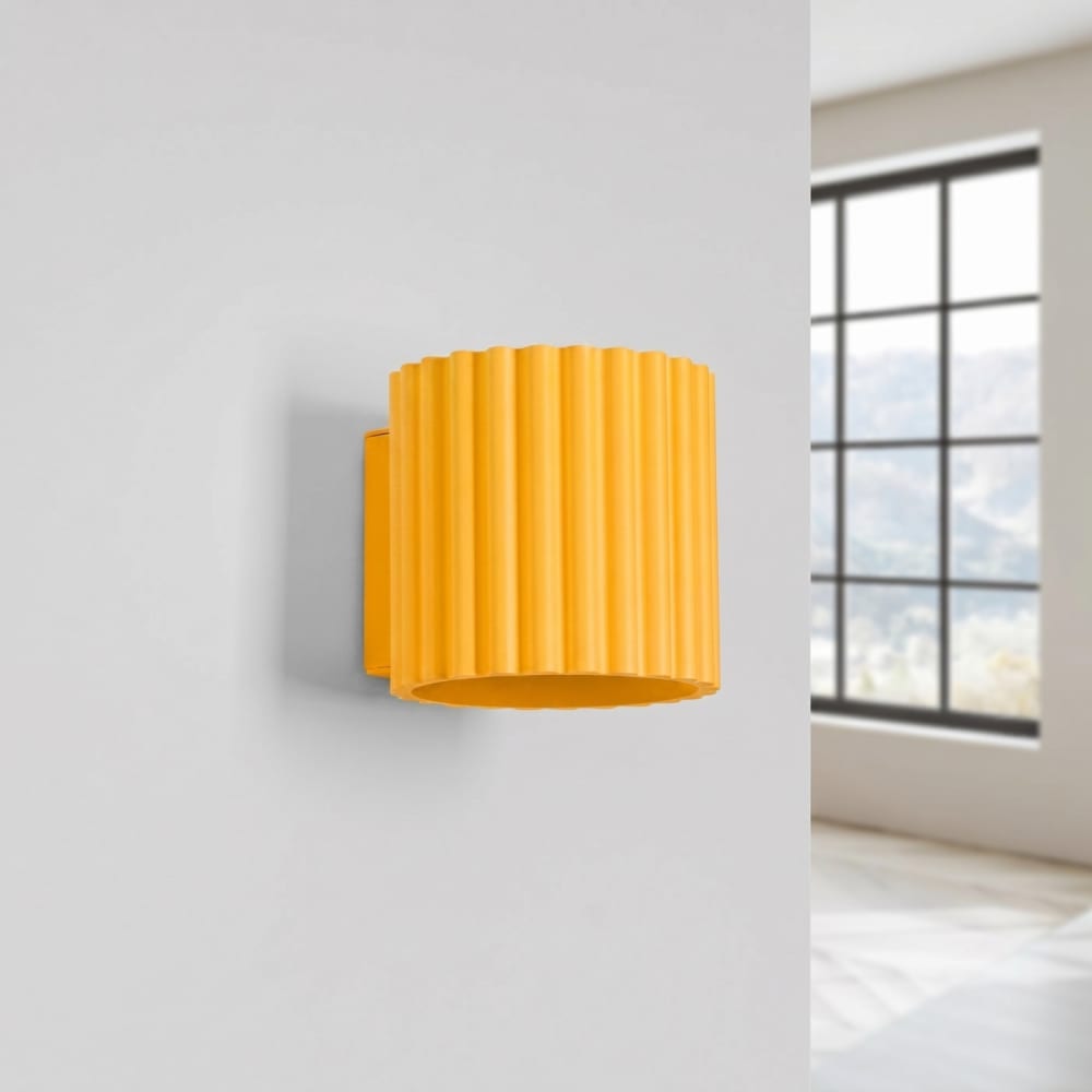 Wandleuchten aus Aluminium in gelb - Maisons Du Monde