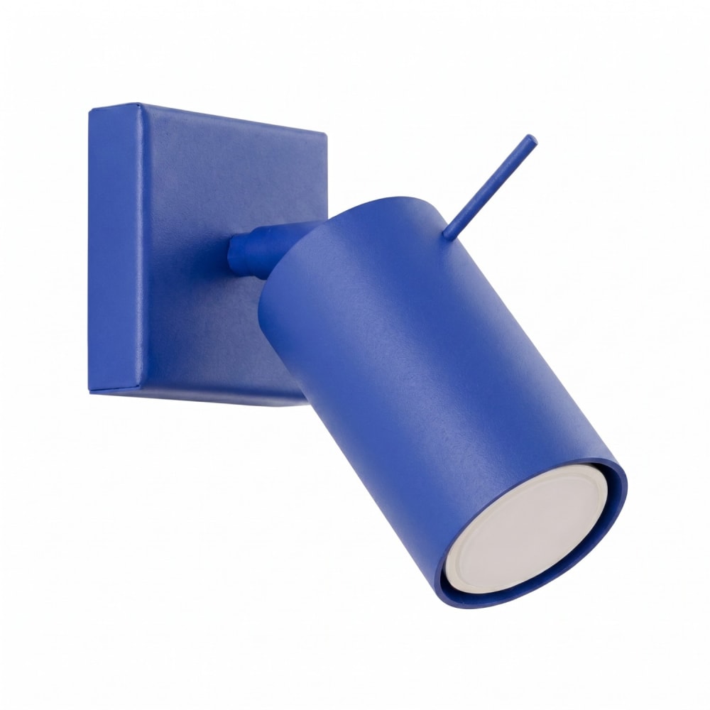 Sollux Lighting Wandleuchten aus Stahl in Ultramarin style modern Blau Edelstahl