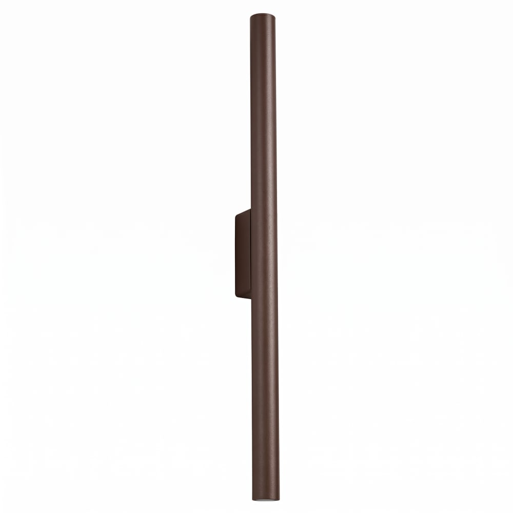 Applique acier marron h 50 cm