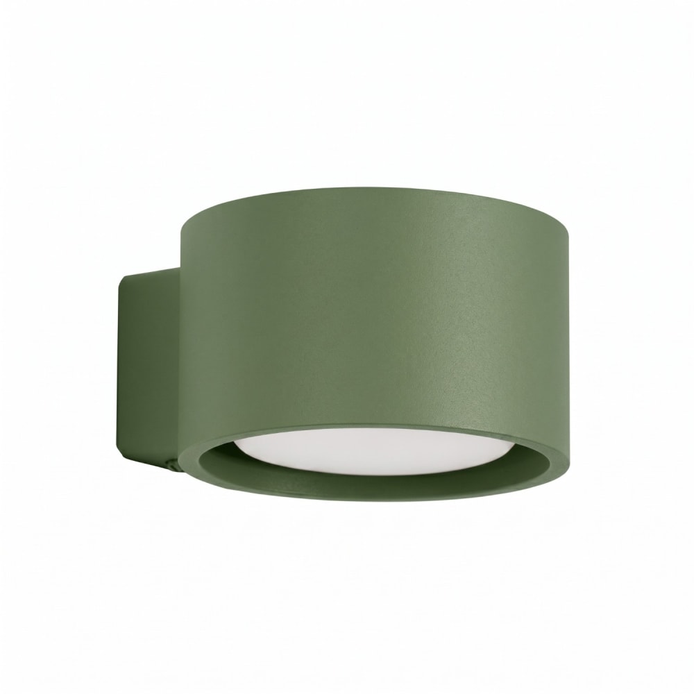 Sollux Lighting Wandleuchten aus Aluminium in olivgrün style modern - Aluminium