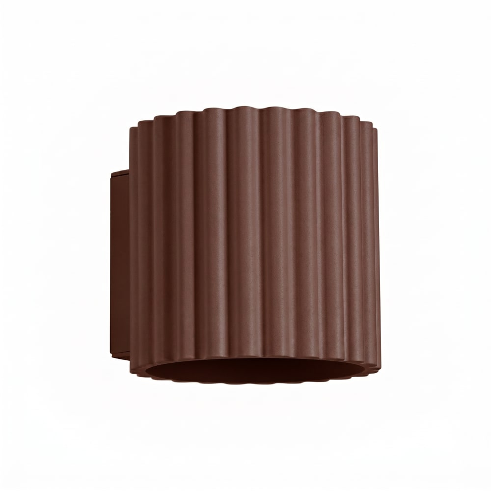 Sollux Lighting Wandleuchten aus Aluminium in braun style modern - Aluminium