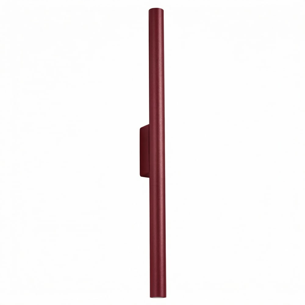 Applique acier bordeaux h 50 cm