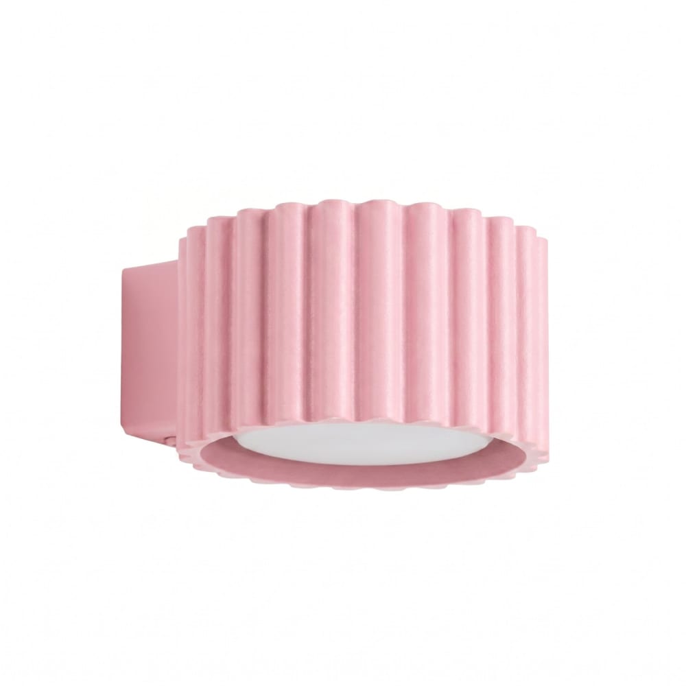 Sollux Lighting Wandleuchten aus Aluminium in rosa style modern - Aluminium