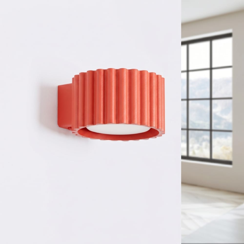 Wandleuchten aus Aluminium in rot - Maisons Du Monde