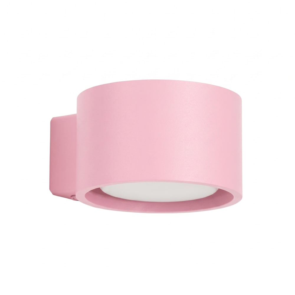 Applique aluminium rose h 6 cm