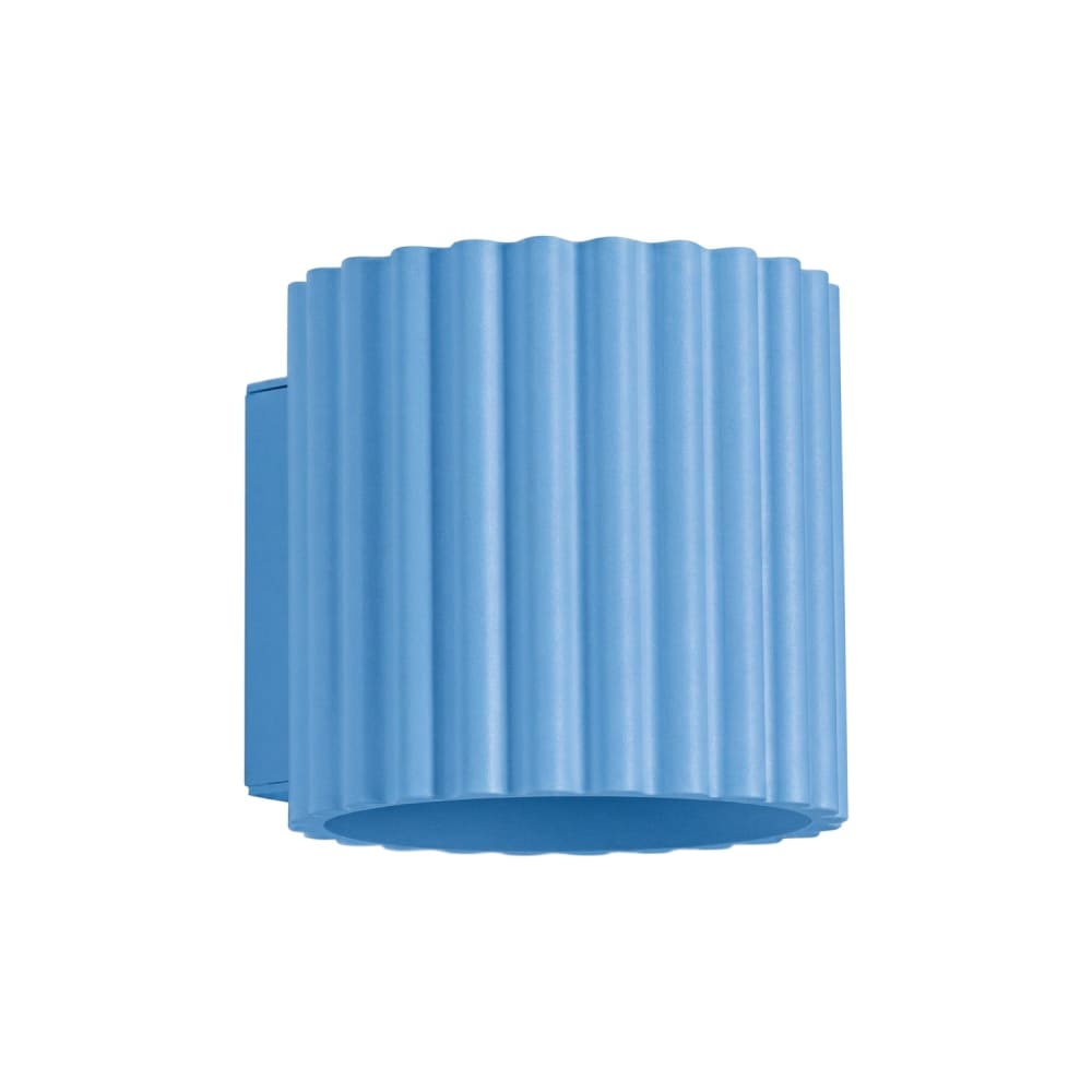 Sollux Lighting Wandleuchten aus Aluminium in hellblau style modern - Aluminium