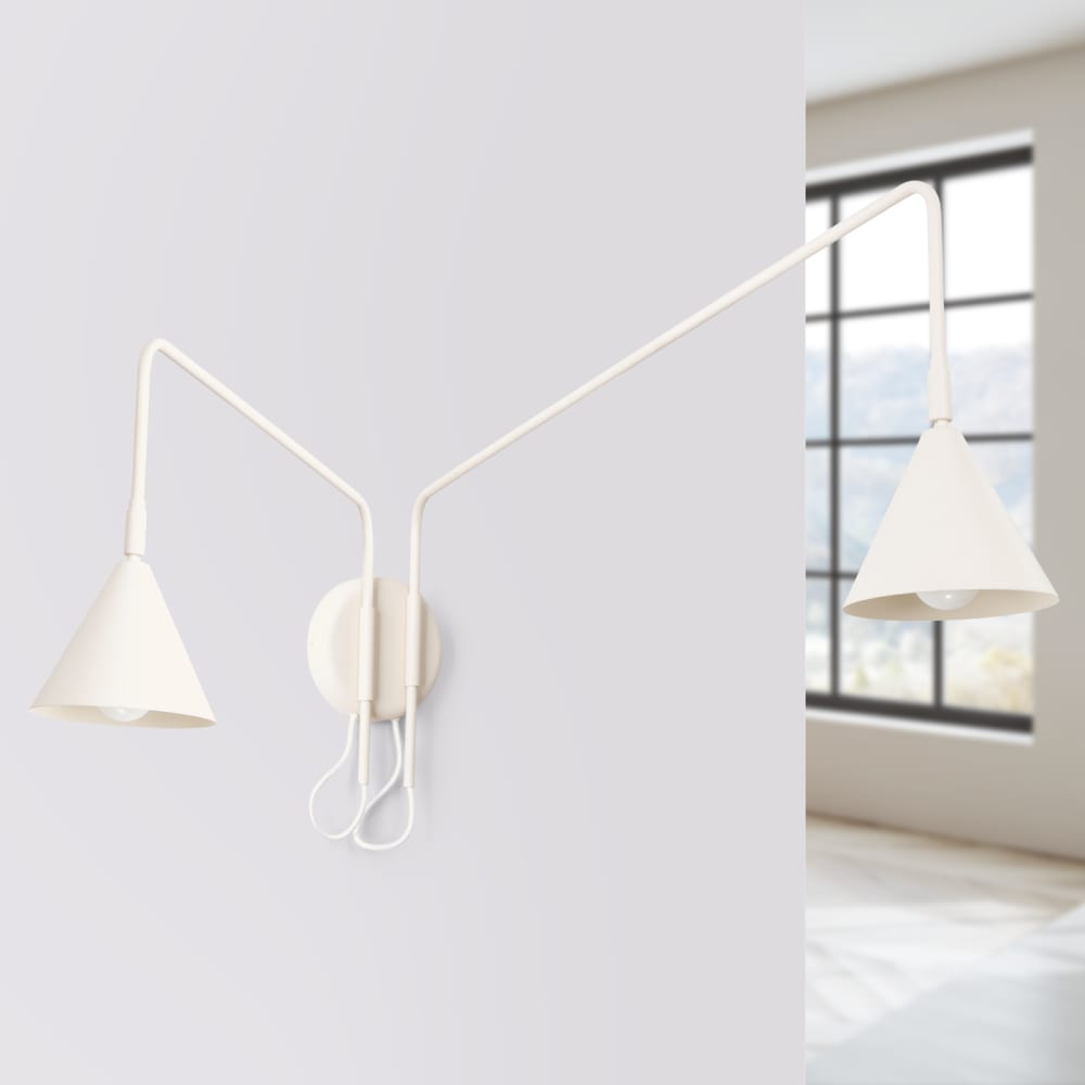 Wandleuchten aus Stahl in beige - Maisons Du Monde
