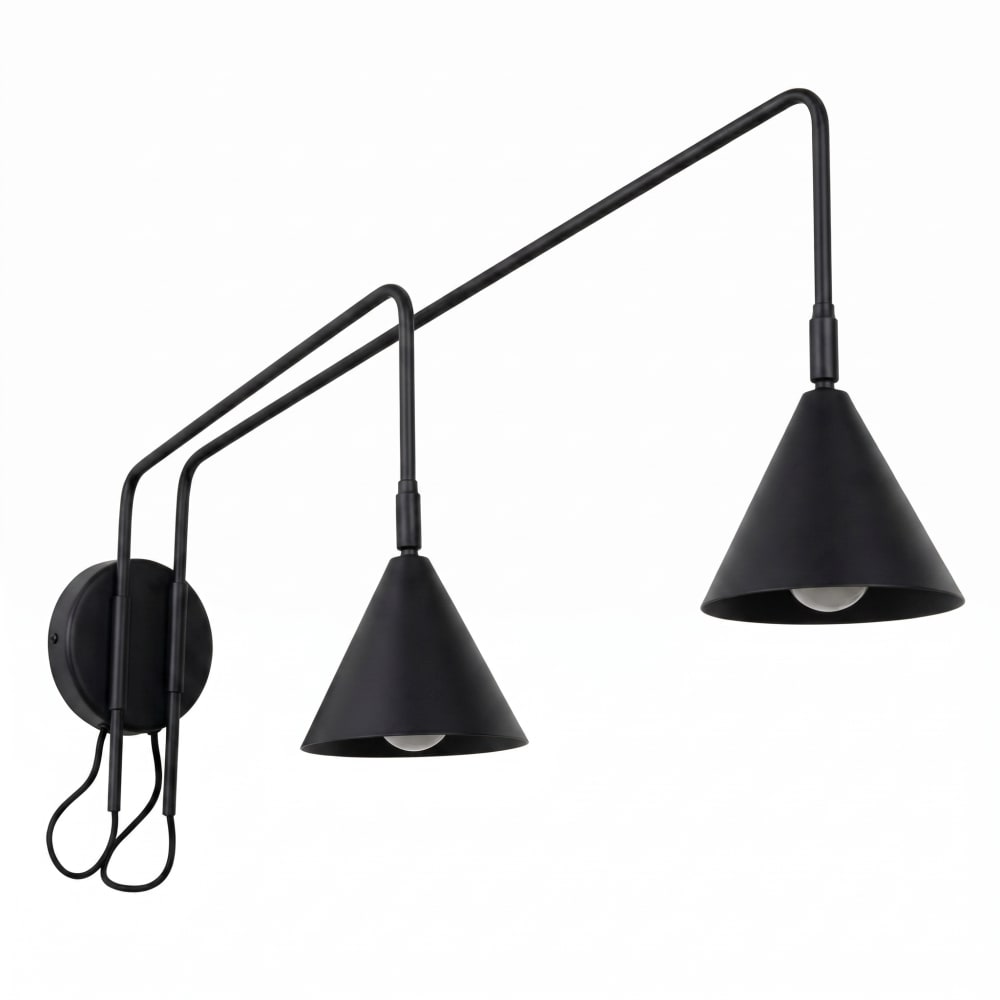 Sollux Lighting Wandleuchten aus Stahl in schwarz style modern - Edelstahl