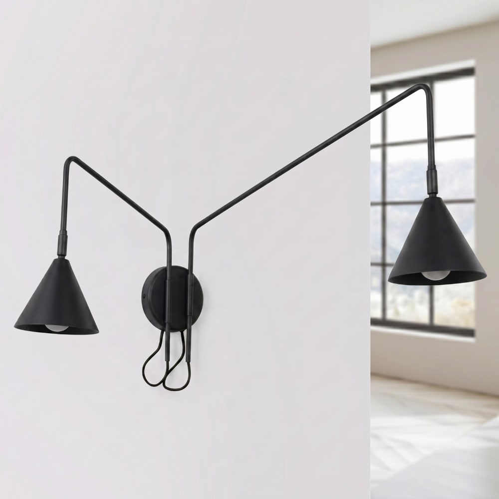 Wandleuchten aus Stahl in schwarz - Maisons Du Monde