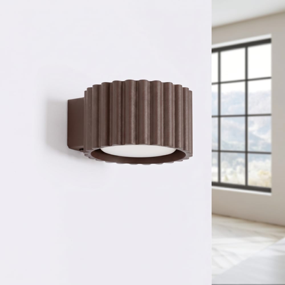 Wandleuchten aus Aluminium in braun - Maisons Du Monde