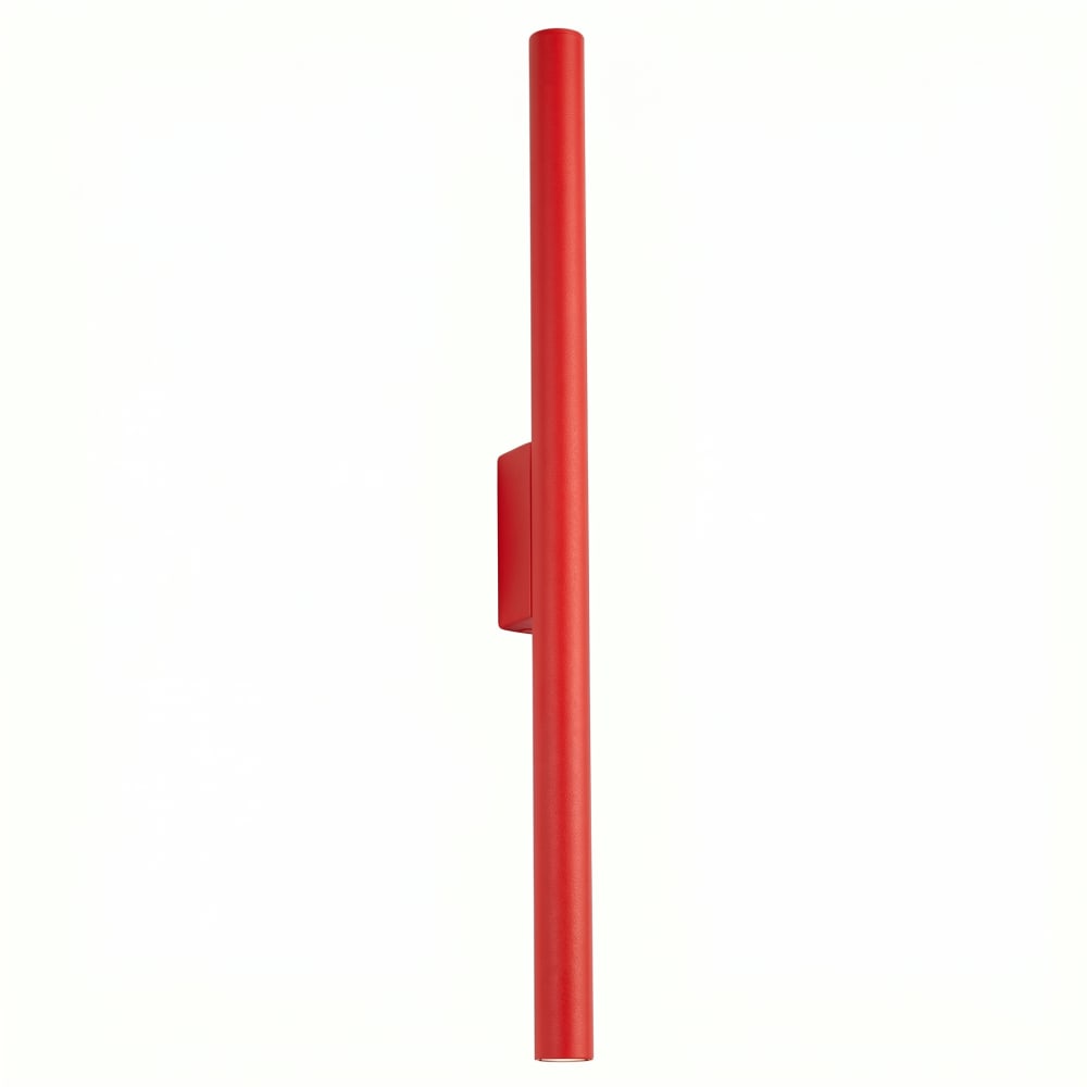 Applique acier rouge h 50 cm