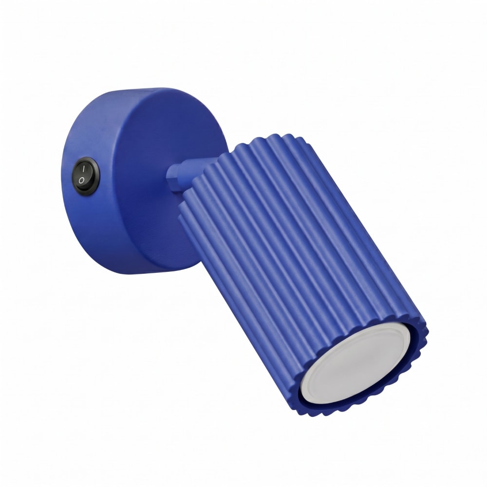 Sollux Lighting Wandleuchten aus Aluminium in Ultramarin style modern Blau Aluminium