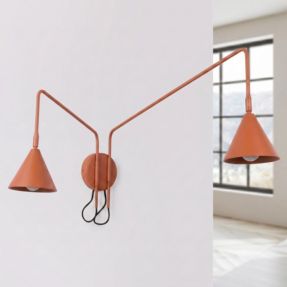 Wandleuchten aus Stahl in rotocker - Maisons Du Monde