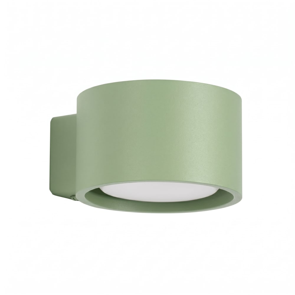 Applique aluminium sauge h 6 cm