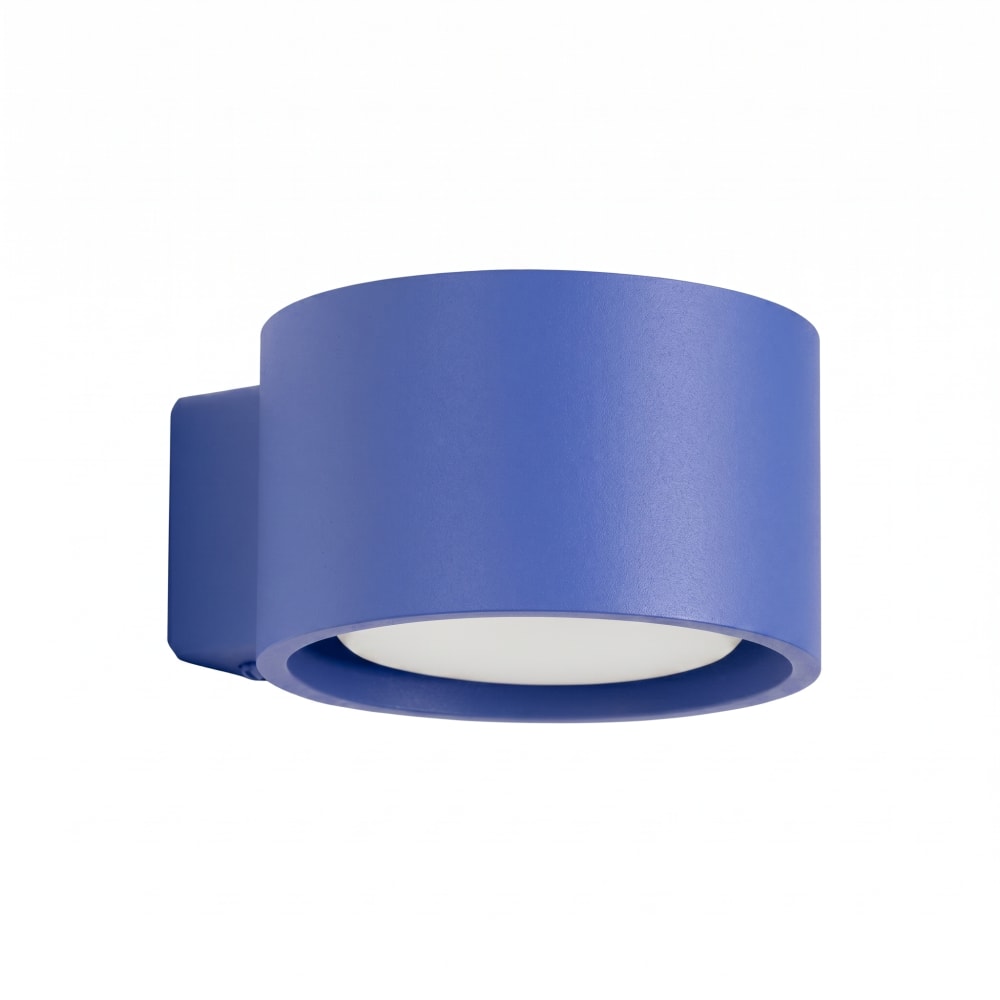 Sollux Lighting Wandleuchten aus Aluminium in Ultramarin style modern Blau Aluminium