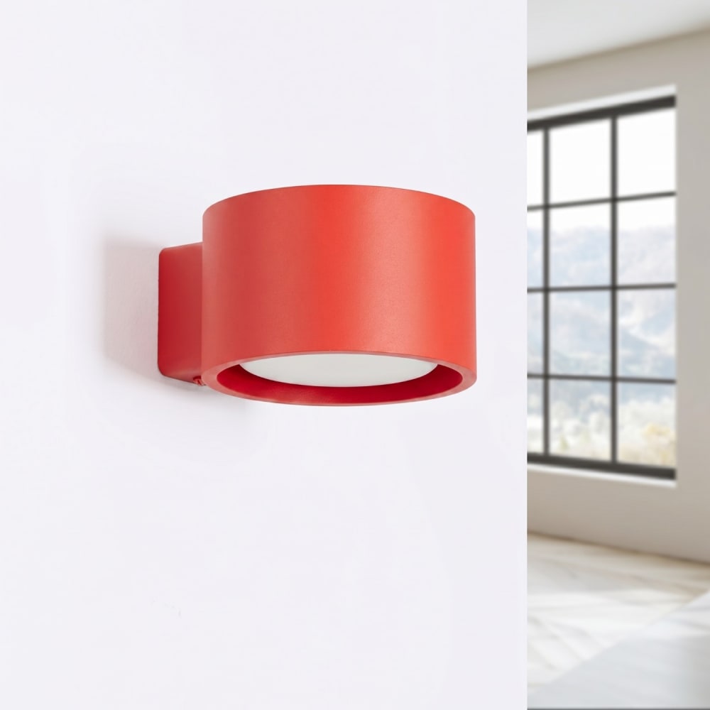 Wandleuchten aus Aluminium in rot - Maisons Du Monde