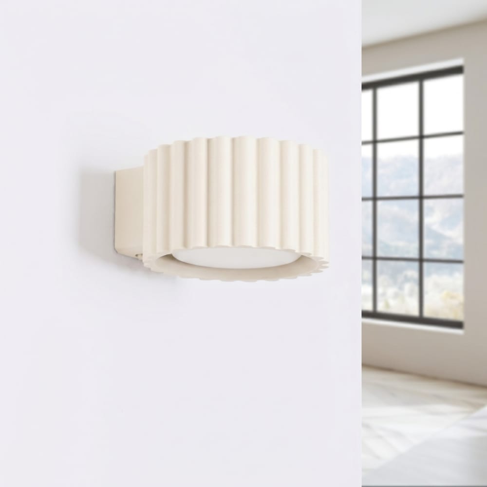 Wandleuchten aus Aluminium in beige - Maisons Du Monde