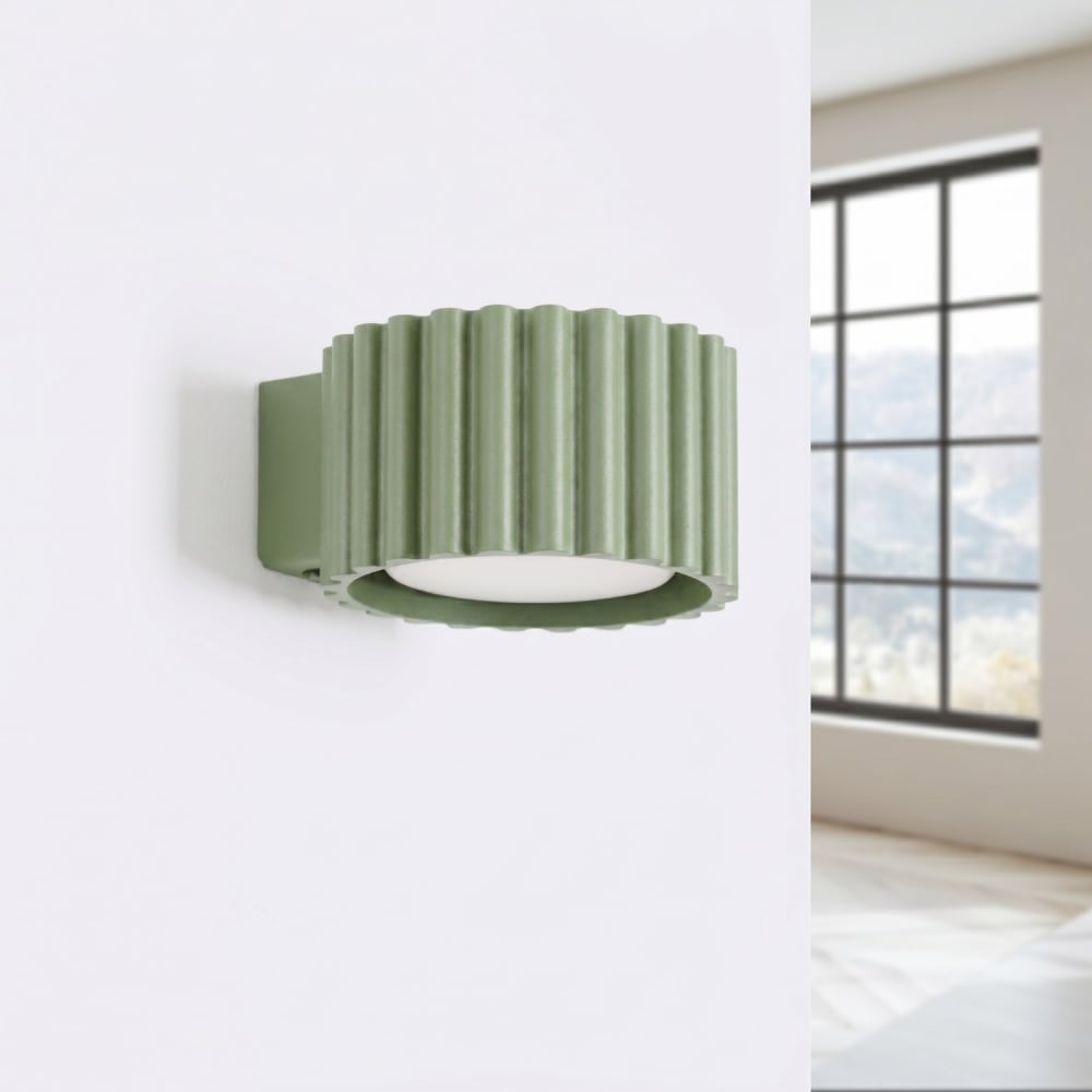 Wandleuchten aus Aluminium in Salbei - Maisons Du Monde