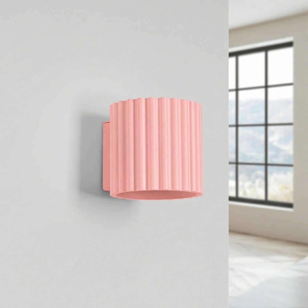 Wandleuchten aus Aluminium in rosa - Maisons Du Monde