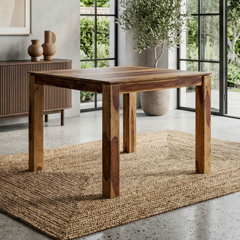 Esstisch aus Sheesham Massivholz, 80 cm braun - Maisons Du Monde