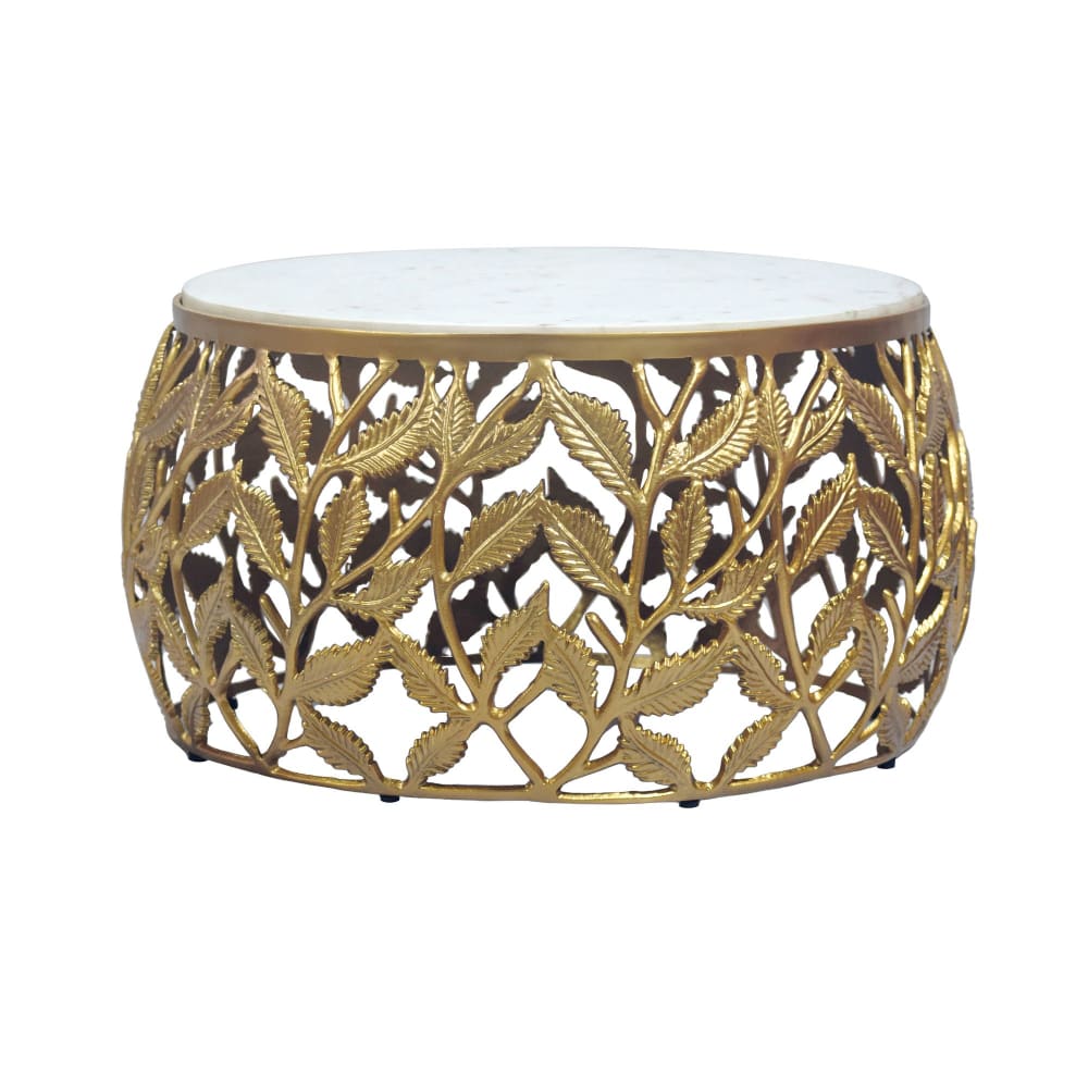 Table basse en marbre, 60 cm, doré Table basse en marbre, 60 cm, doré