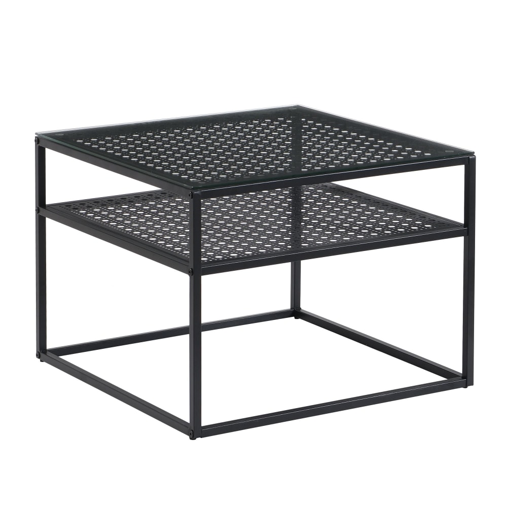 FineBuy Couchtisch aus Glas, 60 cm schwarz style modern - Glas