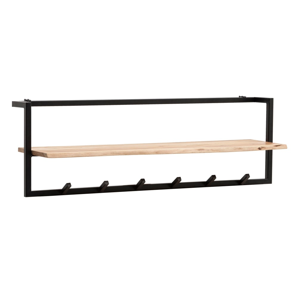Wandgarderobe aus Massivholz, 100cm braun - Maisons Du Monde