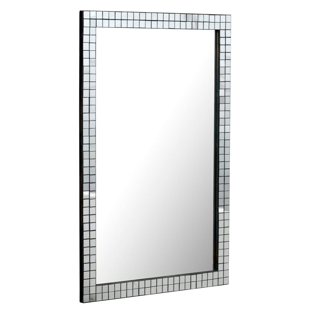 Miroir mural en verre, noir Miroir mural en verre, noir