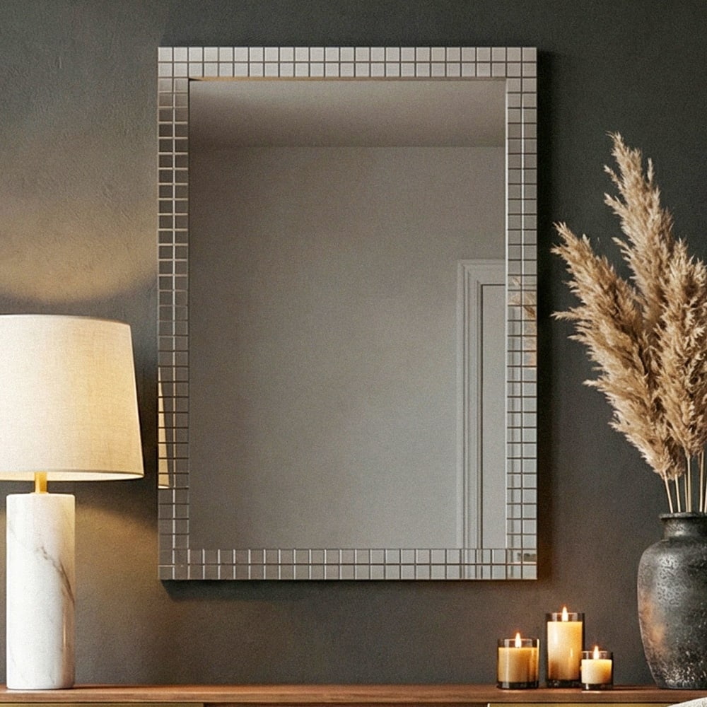 Wandspiegel aus Glas, schwarz - Maisons Du Monde