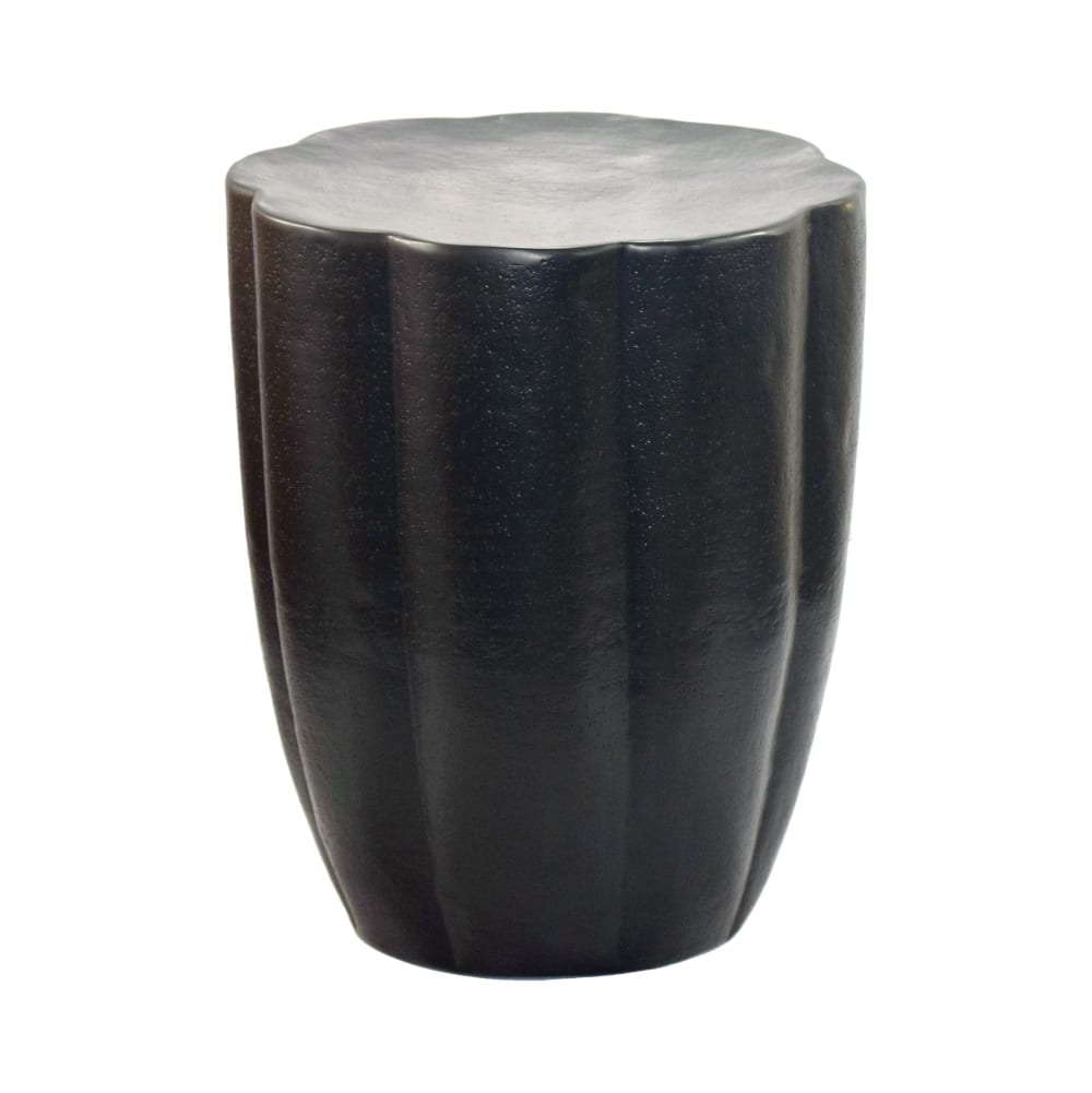 Table d'appoint en aluminium, noir