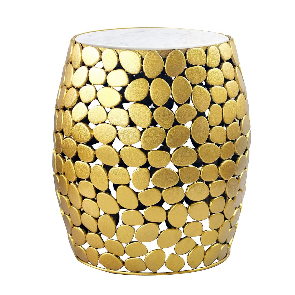 Table d'appoint en marbre, 40 cm, doré Table d'appoint en marbre, 40 cm, doré