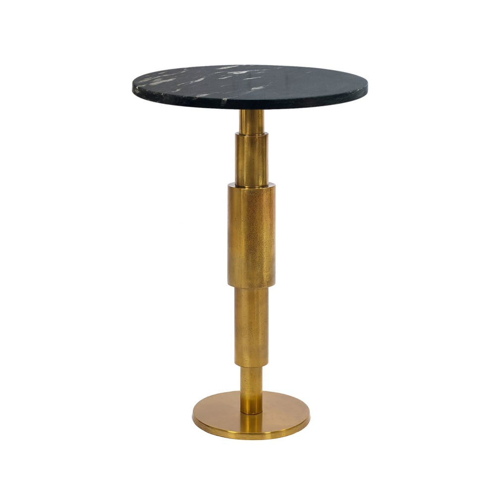 Table d'appoint en marbre, noir